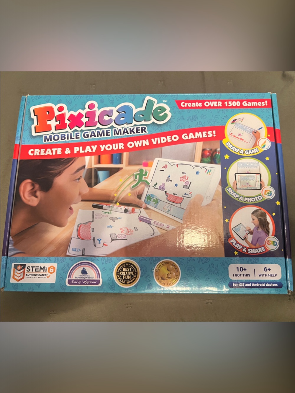 Mobile Game Maker Kids Toy - Blue